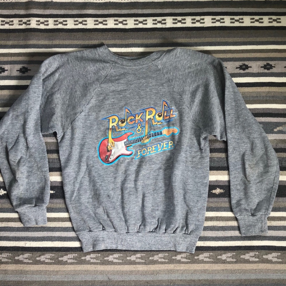 Vintage rock & roll sweatshirt